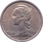 2 Francs Double piedfort obverse image
