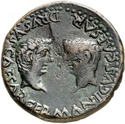 As - Tiberius reverse image