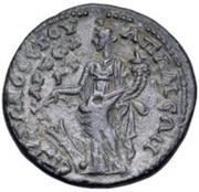 Diassarion - Geta as Cesar Apameia reverse image