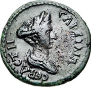 Æ19 - Sabina ΚΑΛΧΑΔΟΝΙΩΝ; Calchedon obverse image