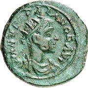 Assarion - Gordianus III NIKAIEΩN; Standards; Nicaea obverse image