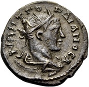 Assarion - Gordianus III NIKAIEΩN; Standards; Nicaea obverse image