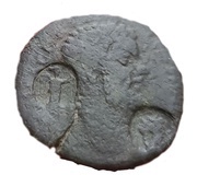 Æ25 - Septimius Severus NIKAIEΩN; Hygieia and Asclepius; Nicaea obverse image