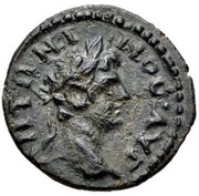 Æ15 - Caracalla NIKAIEΩN; Bithynia obverse image