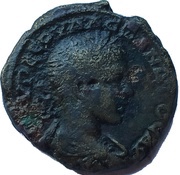 Æ20 - Severus Alexander ΝΙΚΑΙΕΩΝ; Lion Left; Nicaea obverse image