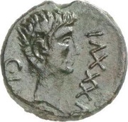 Æ21 - Augustus EX D D; Sinope obverse image