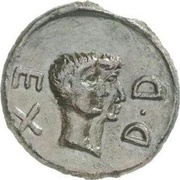 Æ21 - Augustus EX D D; Sinope reverse image