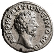 Didrachm - Marcus Aurelius Mount Argaeus obverse image