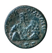 Æ21 - Lucius Verus ΚΑΙCΑΡEΩΝ Τ Π ΑΡΓΑΙΩ EΤΟΥC Γ; Caesarea, Cappadocia reverse image
