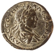 Æ27 - Severus Alexander ΜΗΤΡΟΠΟ ΚΑΙCΑΡΙ EΤΟ Γ obverse image