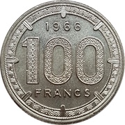 100 Francs reverse image
