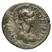 Æ19 - Livia Athena, Rome, 106-107 reverse image