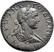 Tetrassarion - Gordian III ΚΑΡΑΛΛΙΩΤΩΝ; Carallia obverse image