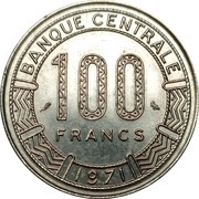 100 Francs reverse image