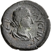 Assarion - Faustina II ΚΟΡΟΠΙϹΕωΝ; Coropissus obverse image