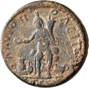 Hexassarion - Maximinus I and Maximus caesar [Φ]ΛΑYΙΟΠΟΛЄΙΤωΝ / [ЄΤ ΓΞΡ]; Flaviopolis, Rome, 235-236 reverse image