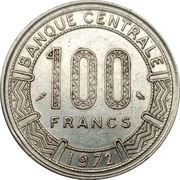 100 Francs reverse image