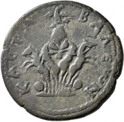 Tetrassarion - Elagabalus ΚΑCΤΑΒΑΛEⲰΝ; Hierapolis-Castabala reverse image