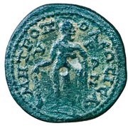 Æ20 - Geta MHTΡOΠOΛEΩC ICAVΡΩN; Isaura reverse image