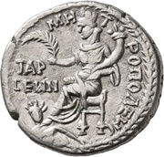 Tridrachm - Hadrian ΜΗΤΡΟΠΟΛΕωϹ ΤΑΡϹΕωΝ; Tarsus, Rome, 117-138 reverse image