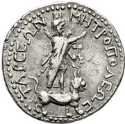 Tridrachm - Hadrian ΤΑΡϹΕΩΝ ΜΗΤΡΟΠΟΛΕΩϹ; Tarsus reverse image