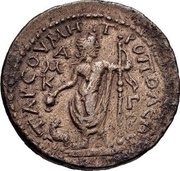 Æ29 - Herennia Etruscilla ΤΑΡCΟΥ ΜΗΤΡΟΠΟΛEΩC; Tarsus reverse image