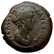 Drachm - Faustina II ΦΑΥϹΤΙΝΑ ϹΕΒΑϹϹΤΗ obverse image