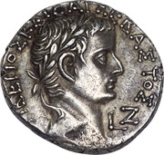 Tetradrachm - Tiberius Alexandria obverse image