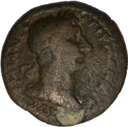 Tetradrachm - Trajan Agathodaemon Serpent, Alexandria obverse image