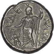 Tetradrachm - Hadrianus L ΔEKATOY; Alexandria, Rome, 125-126 reverse image