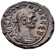 Tetradrachm - Probus Eagle Head Left; Alexandria obverse image