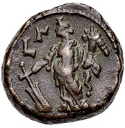 Tetradrachm - Probus L Γ; Tyche; Alexandria reverse image