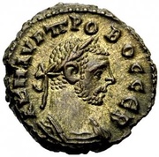Tetradrachm - Probus L Δ; Athena; Alexandria obverse image