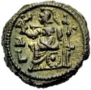 Tetradrachm - Probus L Δ; Athena; Alexandria reverse image