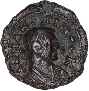 Tetradrachm - Carus Alexandria; Tyche standing obverse image