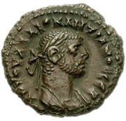 Tetradrachm - Diocletianus L B; Eirene; Alexandria obverse image