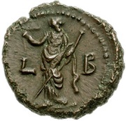 Tetradrachm - Diocletianus L B; Eirene; Alexandria, Rome, 285-286 reverse image