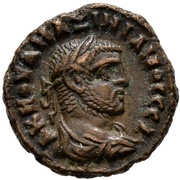Tetradrachm - Maximianus Eagle; Alexandria obverse image