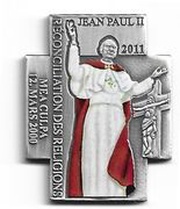 100 Francs Pope John Paul II reverse image