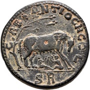 Sestertius - Gordian III CAES ANTIOCH COL S R; Antioch of Pisidia reverse image