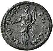 Æ23 - Caracalla ANTIOCH GEN COL CA; Antiocheia ad Pisidia reverse image