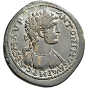 Sestertius - Caracalla VICTORIAE DDD NNN COL ANTI S R obverse image