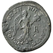 Sestertius - Caracalla VICTORIAE DDD NNN COL ANTI S R reverse image