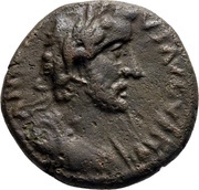 Æ22 - Antoninus Pius COL ICO; Iconium obverse image