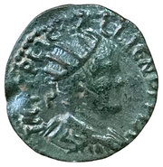 Æ23 - Gallienus ICONIENSIVM COP S R; Iconium obverse image