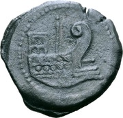 As - Octavian CAESAR; Narbo reverse image