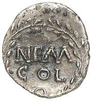 Obol, Rome, 40 BC reverse image