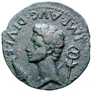 Æ25 - Augustus Hispania; uncertain mint obverse image