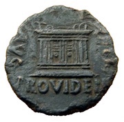 As - Tiberius Emerita reverse image