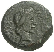Æ15 - Augustus IMP CAE obverse image